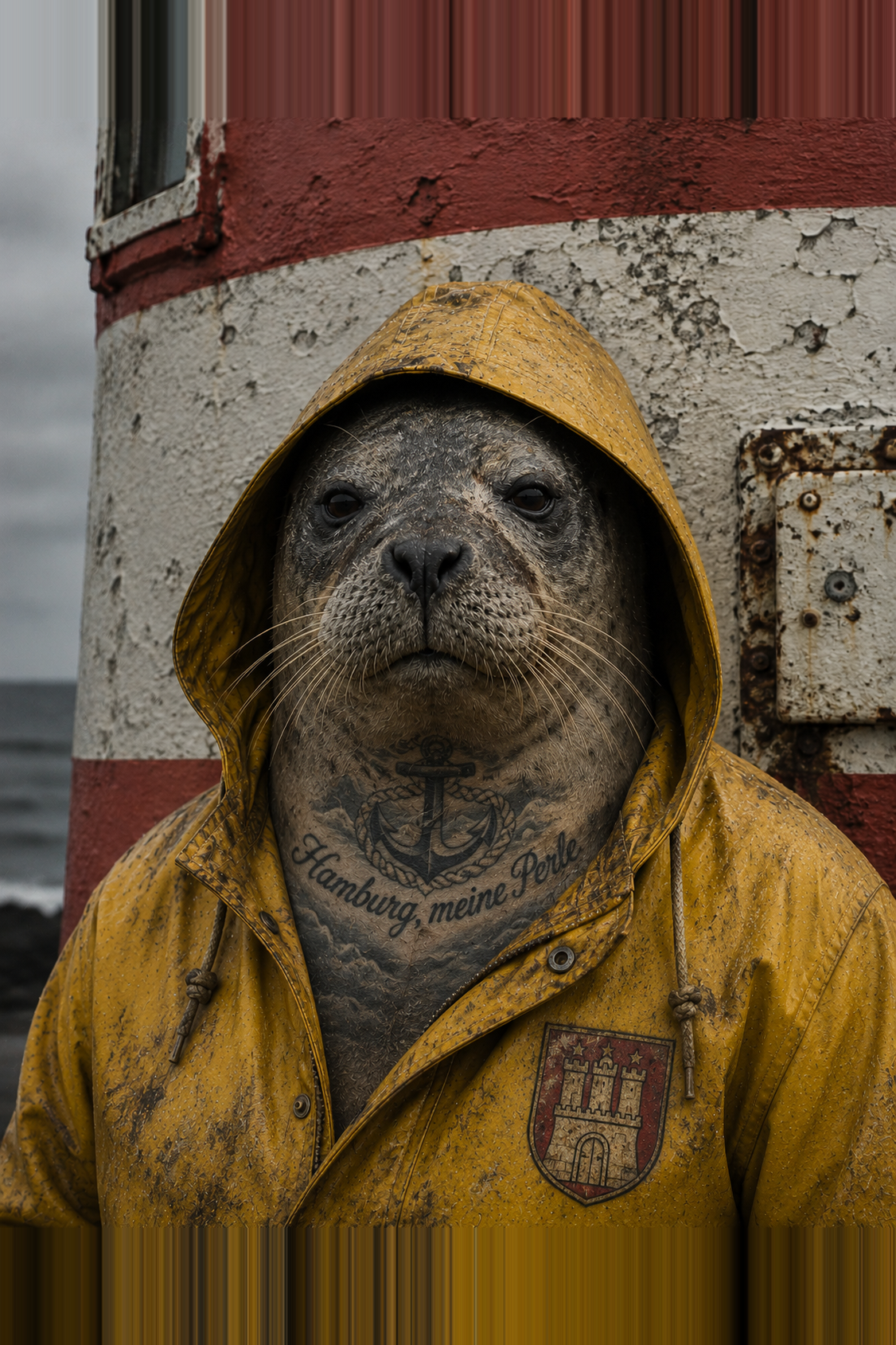 Seehund „The Local“ | Kunstposter