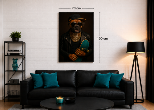 Boxer "The Rebel" | Kunstposter