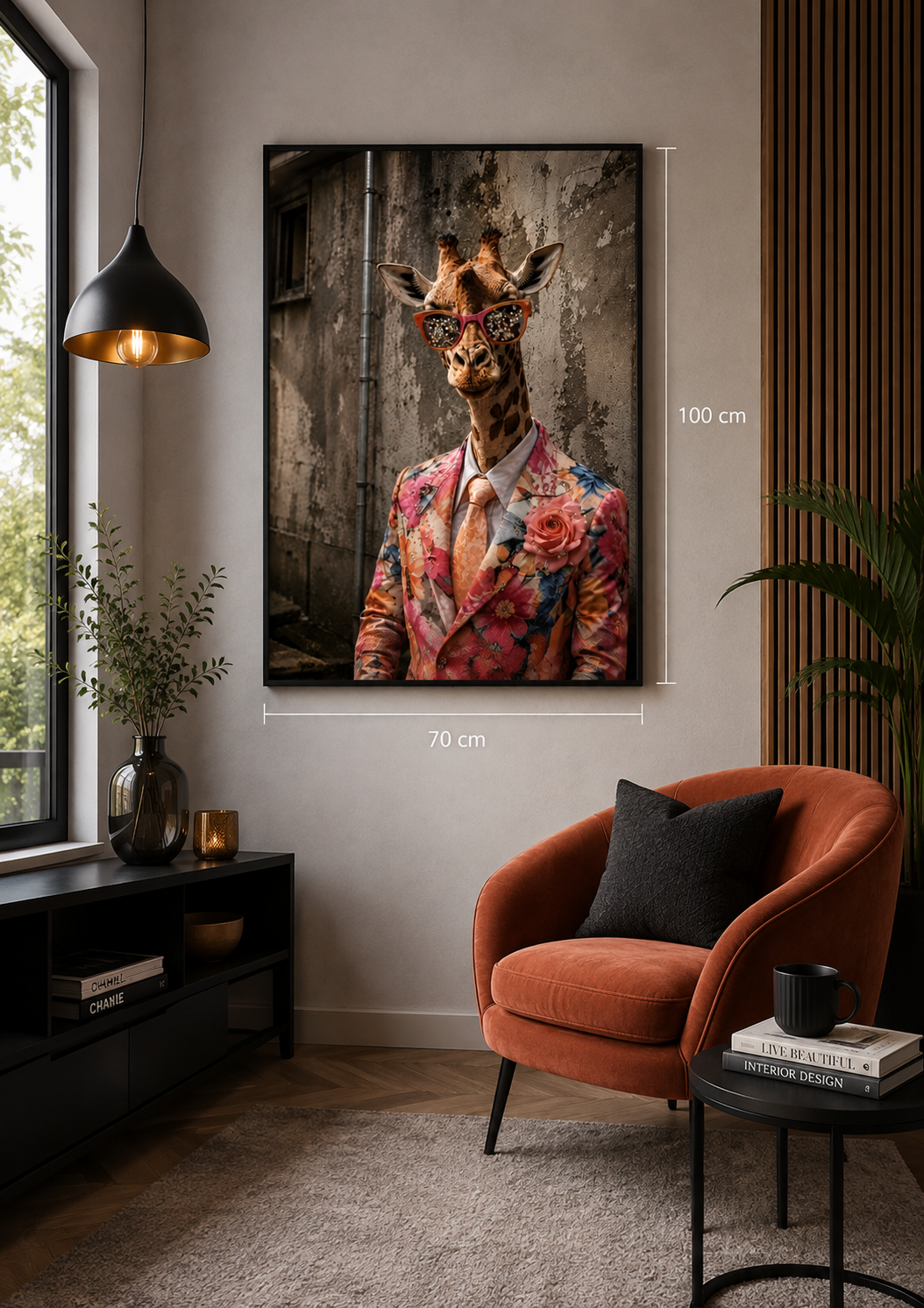 Giraffe „The Dandy“ | Kunstposter