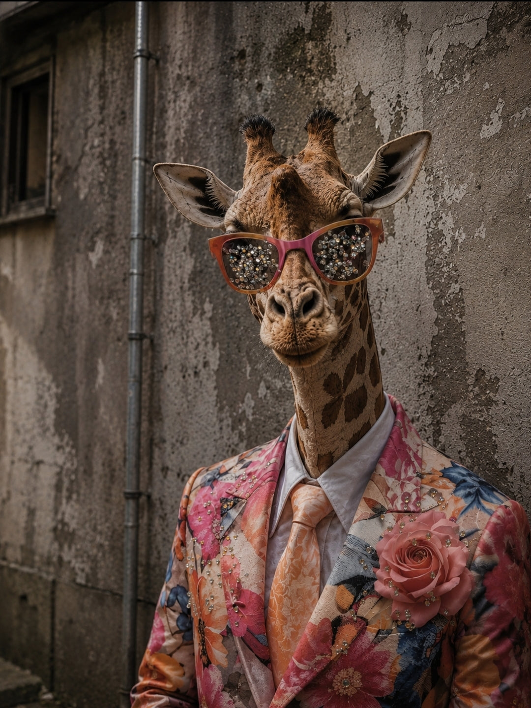Giraffe „The Dandy“ | Kunstposter